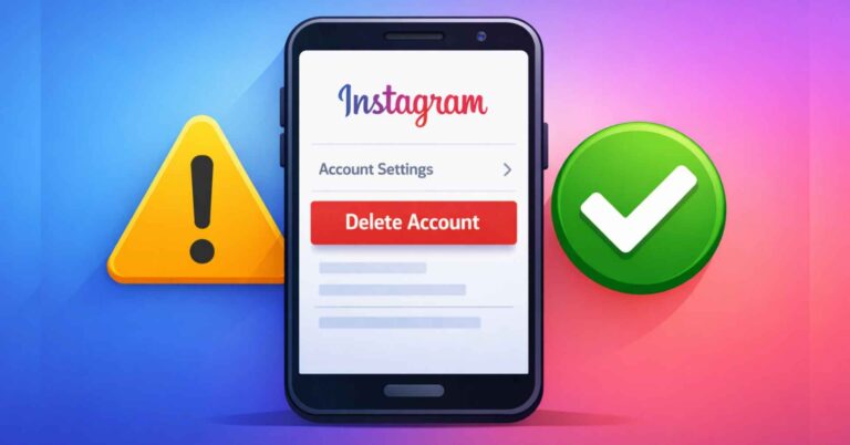 Instagram account delete kaise kare permanently ya temporarily step by step